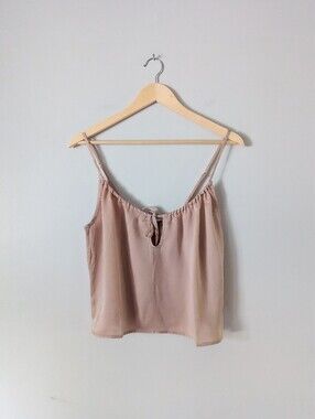 WeWoreWhat Silky Cami Deep Sand